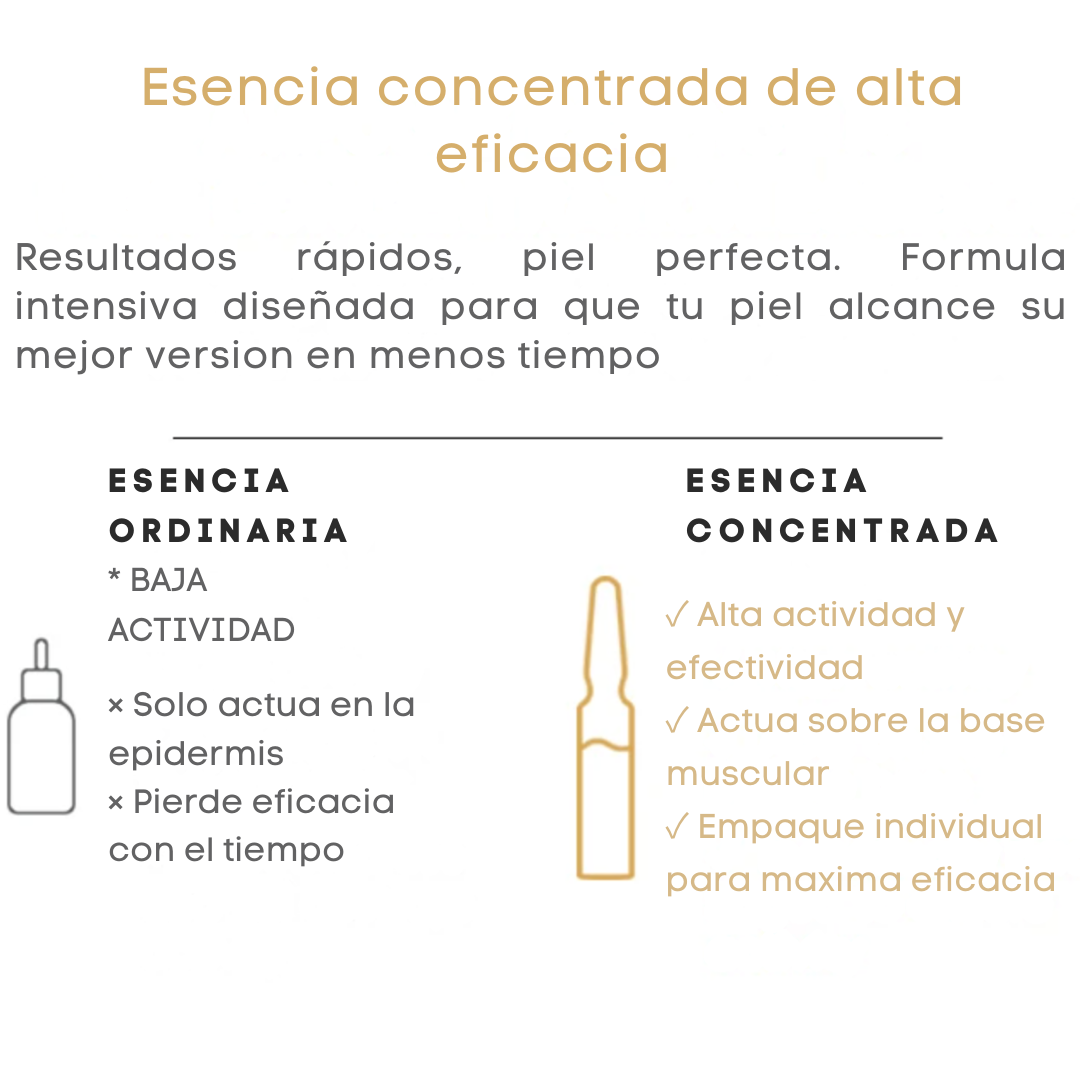 Serum facial de colageno, Oro 24k con acido hialurónico
